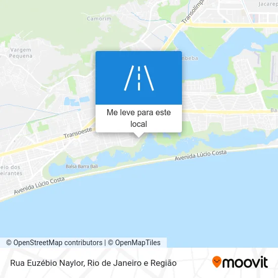 Rua Euzébio Naylor mapa