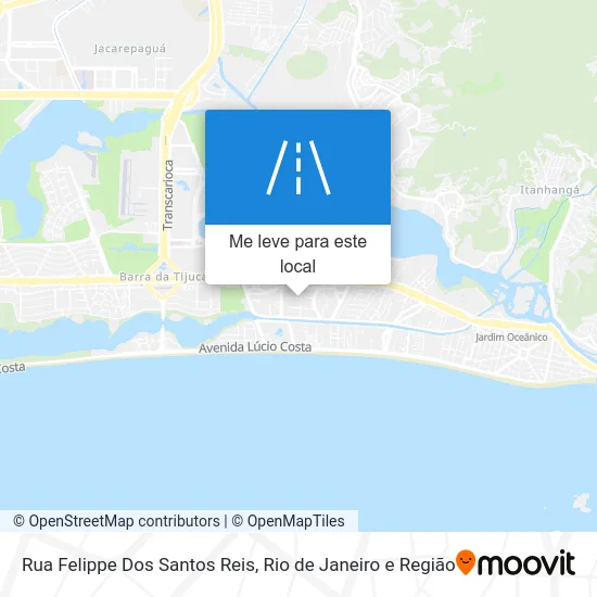 Rua Felippe Dos Santos Reis mapa