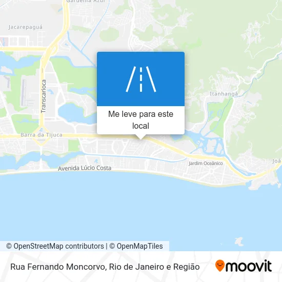 Rua Fernando Moncorvo mapa