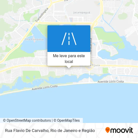 Rua Flavio De Carvalho mapa