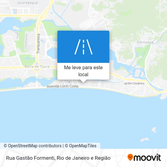 Rua Gastão Formenti mapa