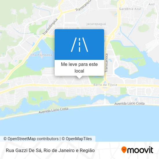 Rua Gazzi De Sá mapa