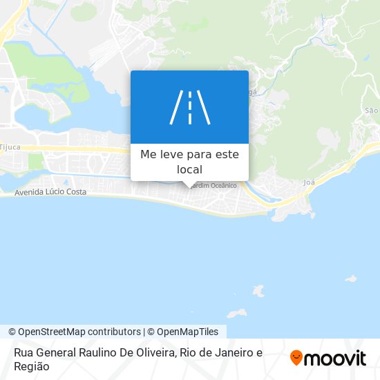 Rua General Raulino De Oliveira mapa