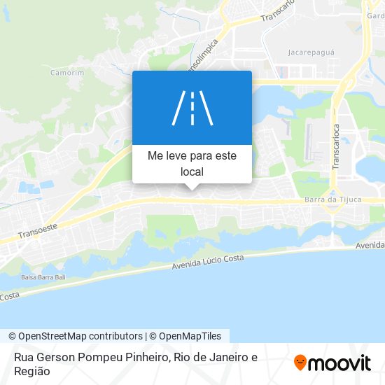 Rua Gerson Pompeu Pinheiro mapa