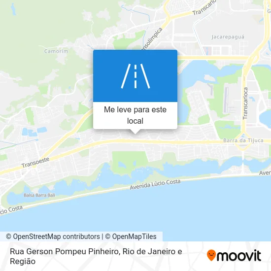 Rua Gerson Pompeu Pinheiro mapa