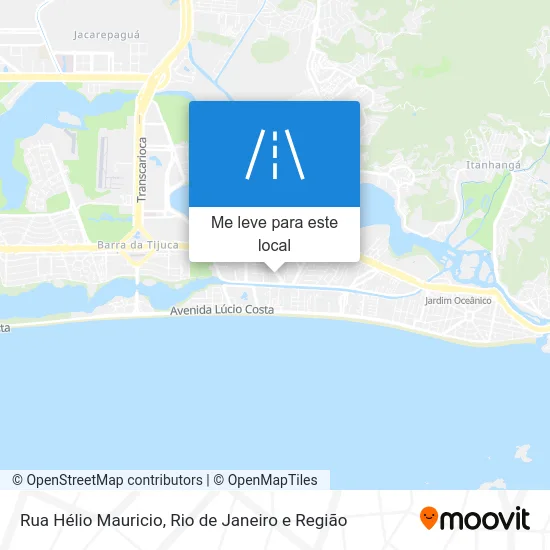 Rua Hélio Mauricio mapa