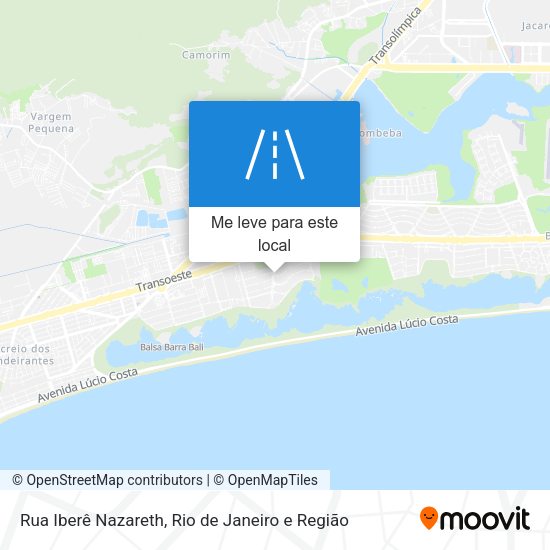 Rua Iberê Nazareth mapa