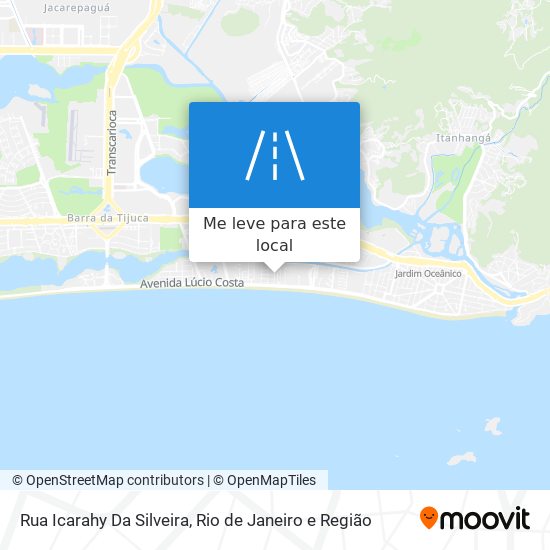 Rua Icarahy Da Silveira mapa