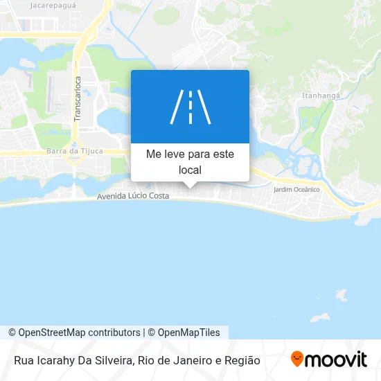 Rua Icarahy Da Silveira mapa
