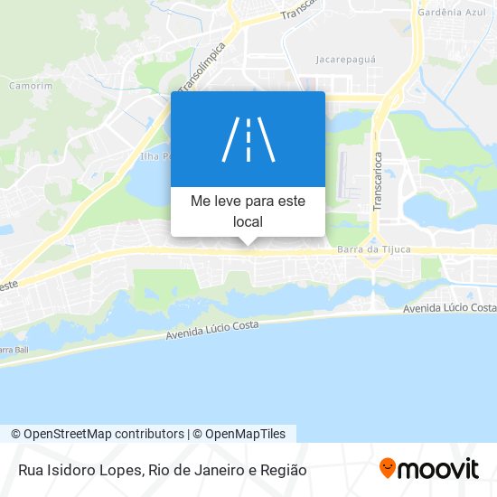 Rua Isidoro Lopes mapa