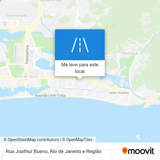 Rua Joathur Bueno mapa