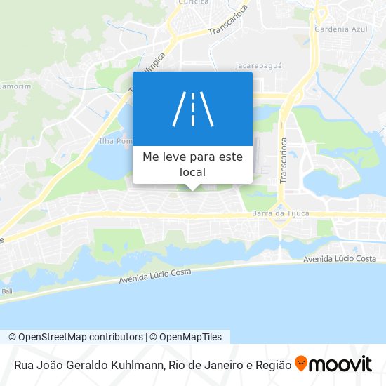 Rua João Geraldo Kuhlmann mapa