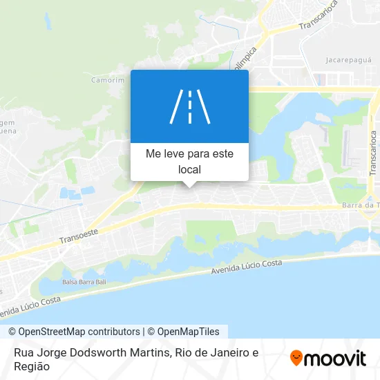 Rua Jorge Dodsworth Martins mapa