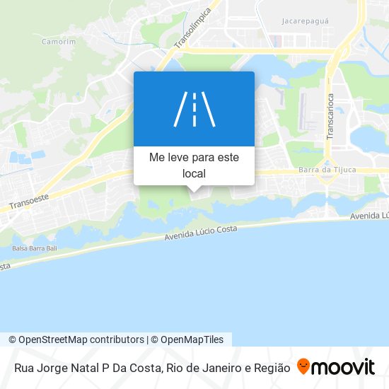 Rua Jorge Natal P Da Costa mapa