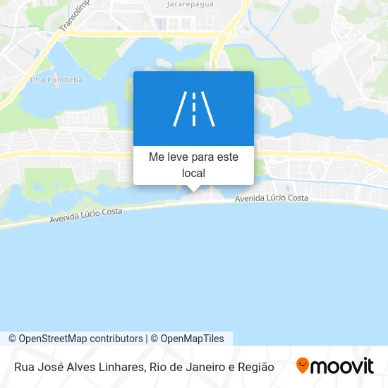 Rua José Alves Linhares mapa