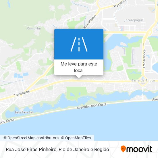 Rua José Eiras Pinheiro mapa