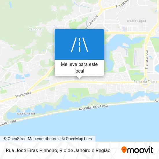 Rua José Eiras Pinheiro mapa