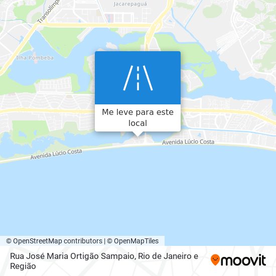 Rua José Maria Ortigão Sampaio mapa