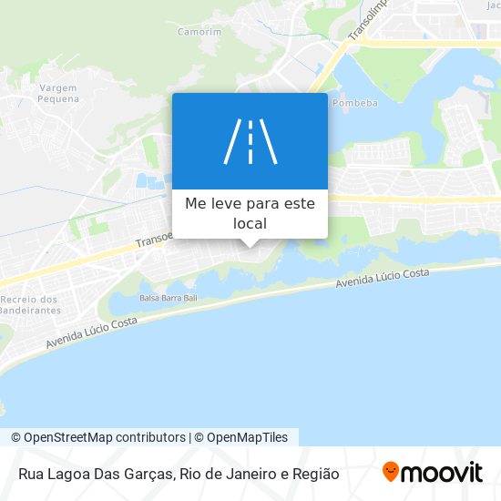 Rua Lagoa Das Garças mapa