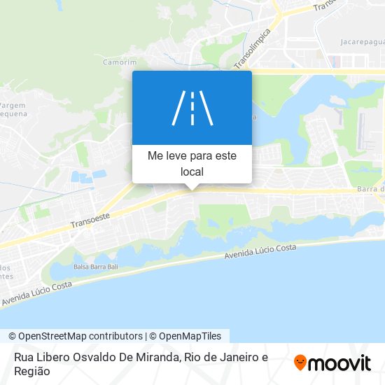 Rua Libero Osvaldo De Miranda mapa