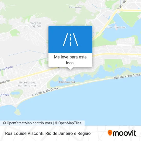 Rua Louise Visconti mapa