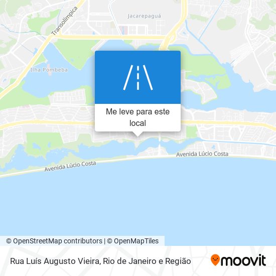 Rua Luís Augusto Vieira mapa