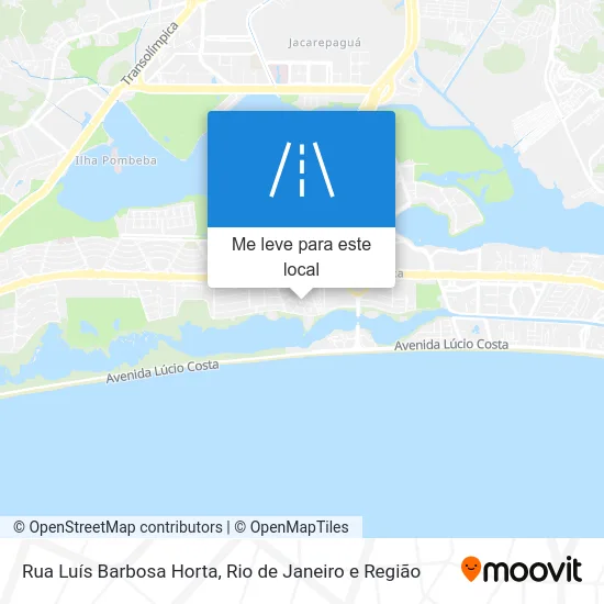 Rua Luís Barbosa Horta mapa