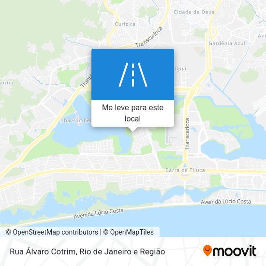 Rua Álvaro Cotrim mapa
