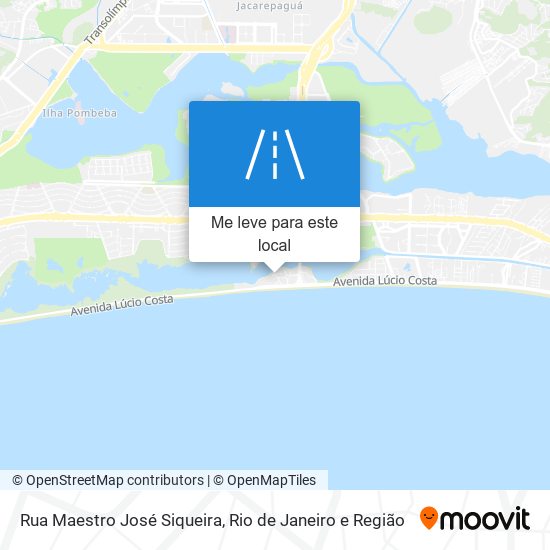 Rua Maestro José Siqueira mapa