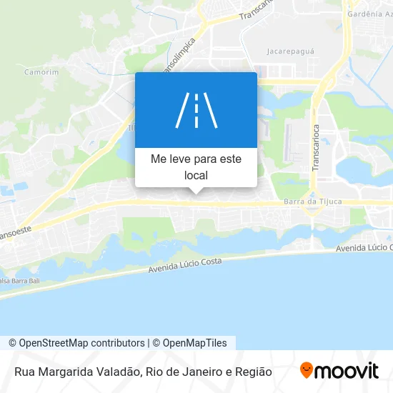 Rua Margarida Valadão mapa