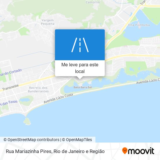 Rua Mariazinha Pires mapa