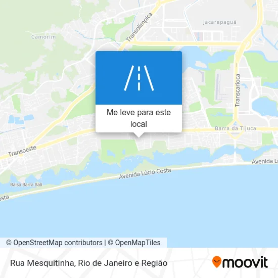 Rua Mesquitinha mapa