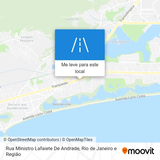 Rua Ministro Lafaiete De Andrade mapa