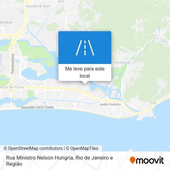 Rua Ministro Nelson Hungria mapa