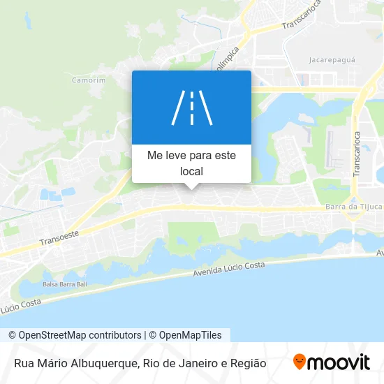 Rua Mário Albuquerque mapa