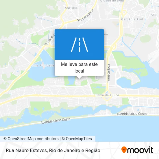 Rua Nauro Esteves mapa