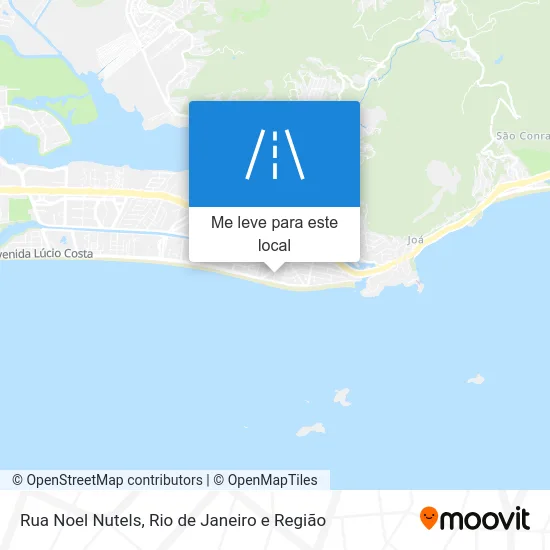 Rua Noel Nutels mapa