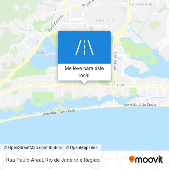 Rua Paulo Areal mapa