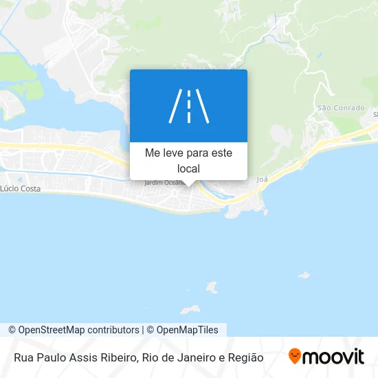 Rua Paulo Assis Ribeiro mapa