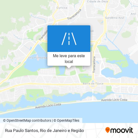 Rua Paulo Santos mapa