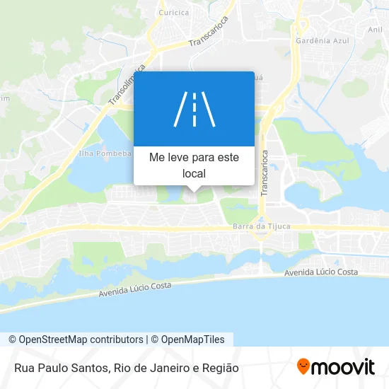 Rua Paulo Santos mapa