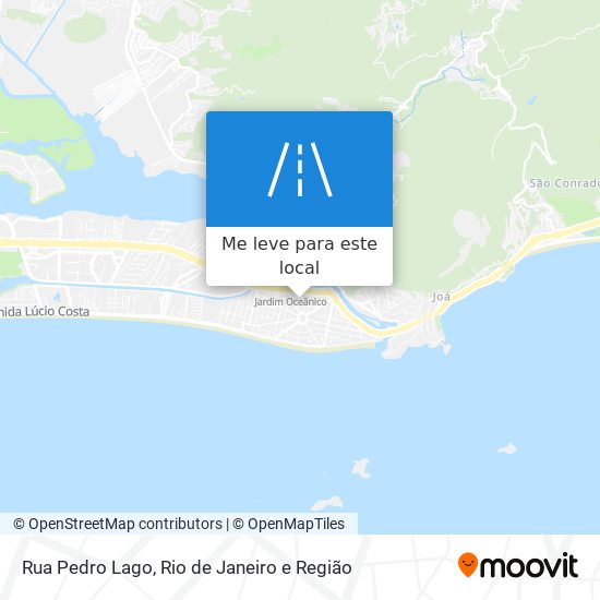 Rua Pedro Lago mapa