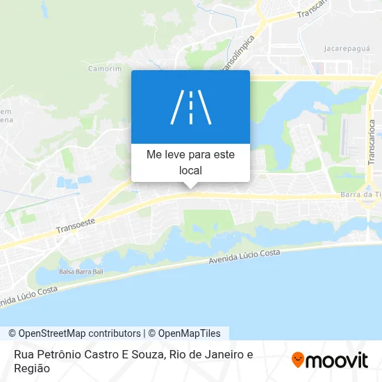 Rua Petrônio Castro E Souza mapa