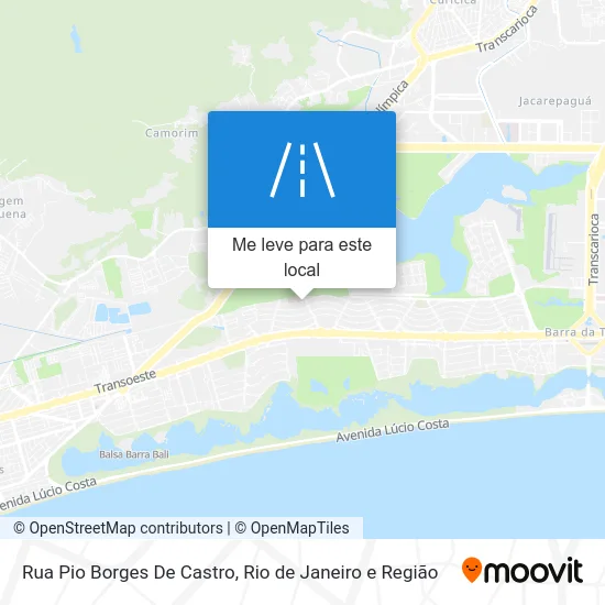 Rua Pio Borges De Castro mapa