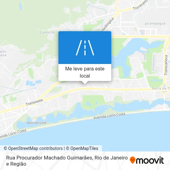 Rua Procurador Machado Guimarães mapa