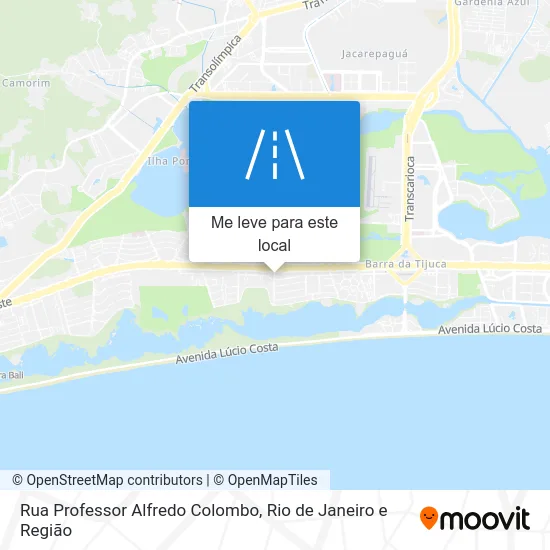 Rua Professor Alfredo Colombo mapa
