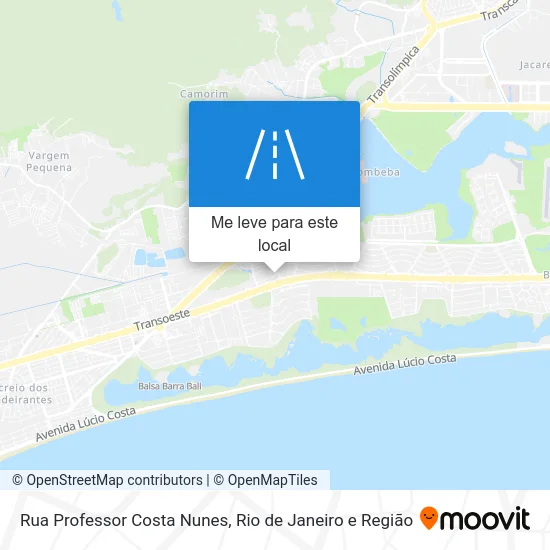 Rua Professor Costa Nunes mapa