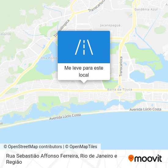 Rua Sebastião Affonso Ferreira mapa