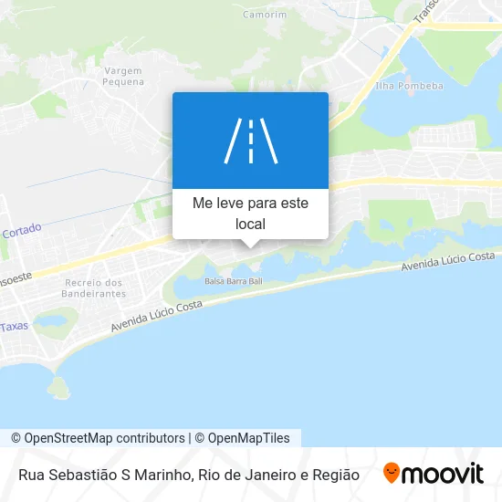 Rua Sebastião S Marinho mapa