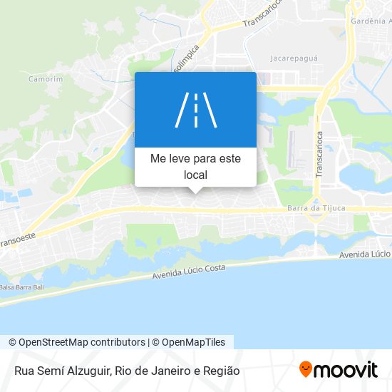 Rua Semí Alzuguir mapa
